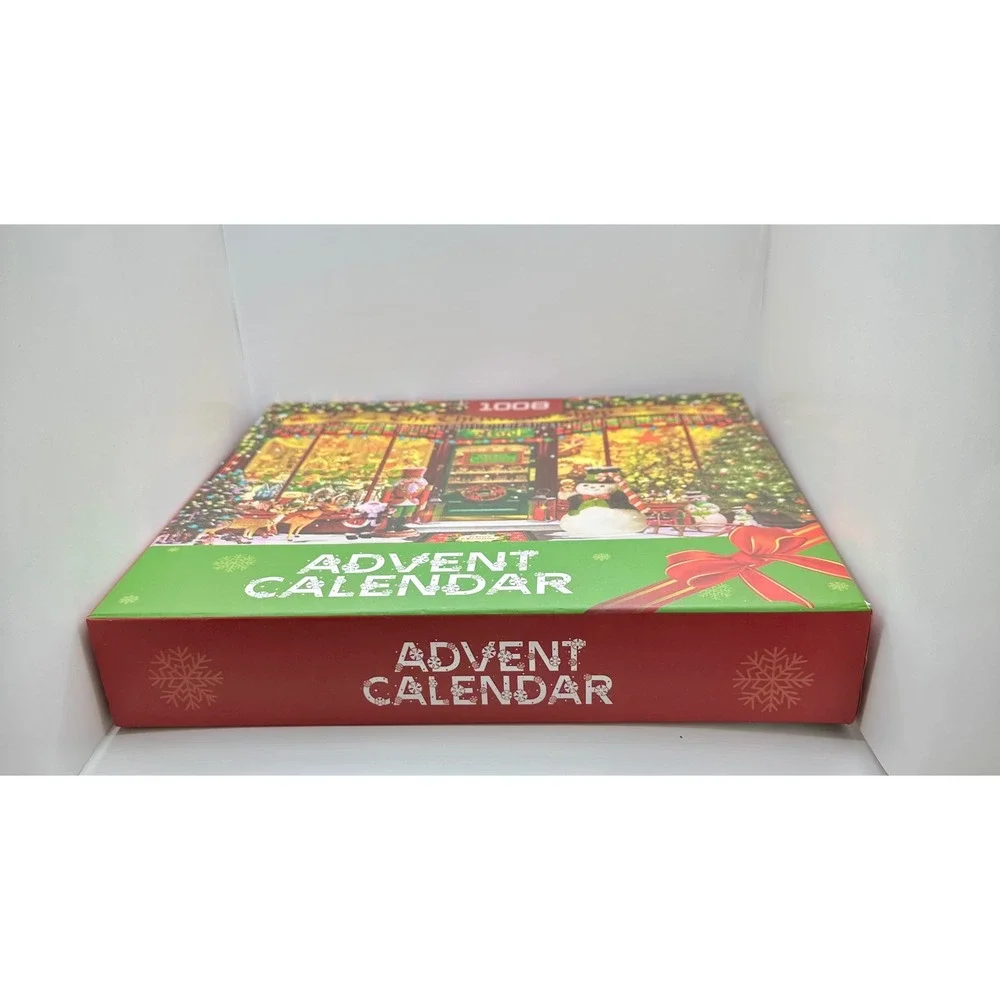 1008 Piece Christmas Shop Advent Calendar Jigsaw‎ Puzzle Boxed Holiday Fun